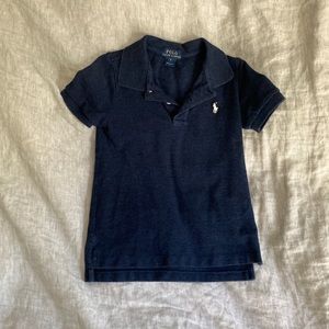 EUC short sleeve polo shirt, size 5